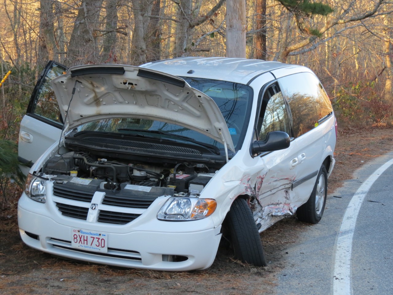 Two drivers escape injury in Brewster sideswipe accident