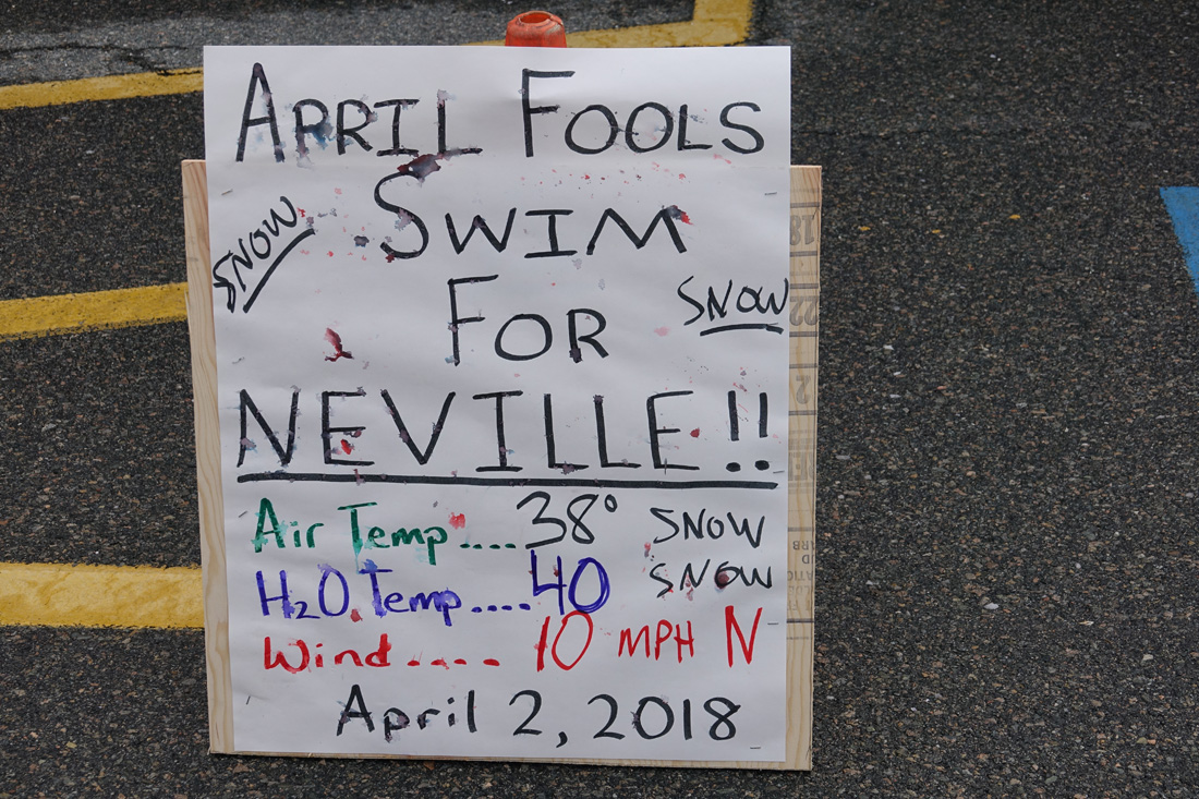April Fools Plunge to Support Coomber Family Held In Chatham!