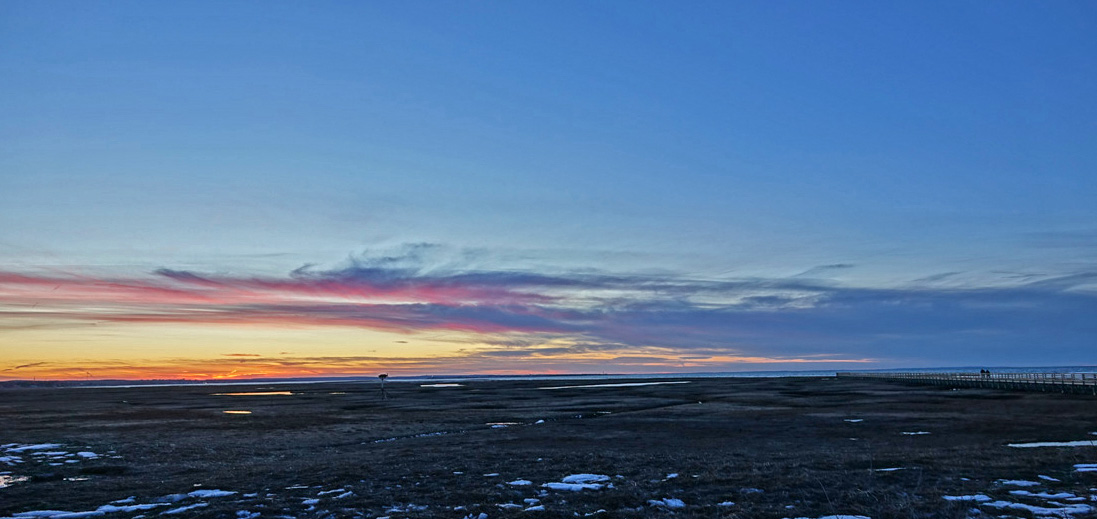 Dazzling Sunset At Grays Beach Boardwalk, Yarmouth!