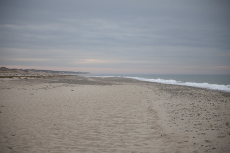 An Empty Beach at Noon
