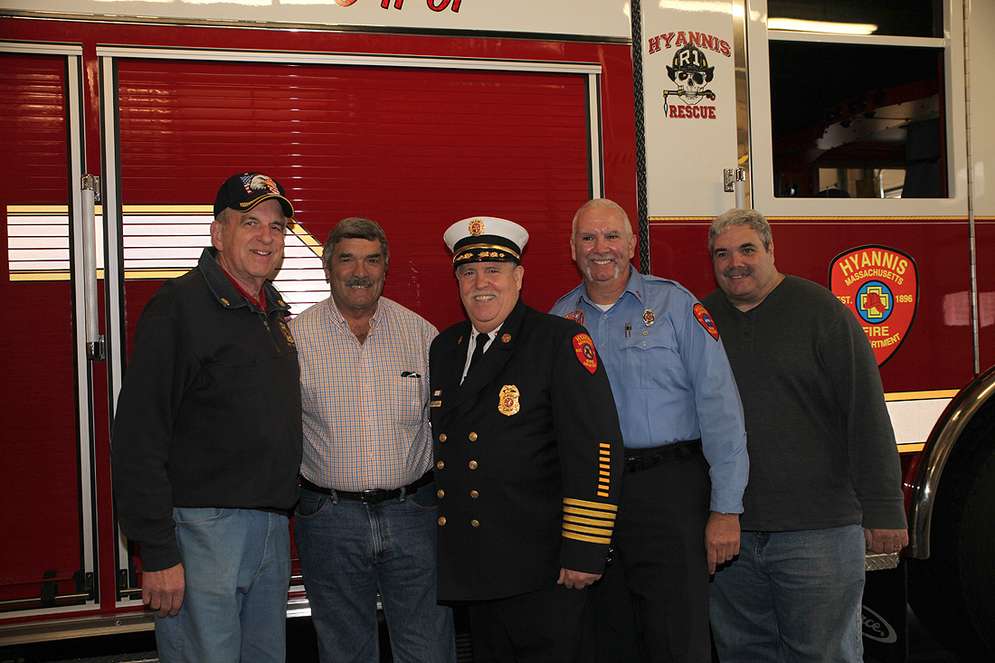 Hyannis Fire Chief Brunelle's Last Day On The Job
