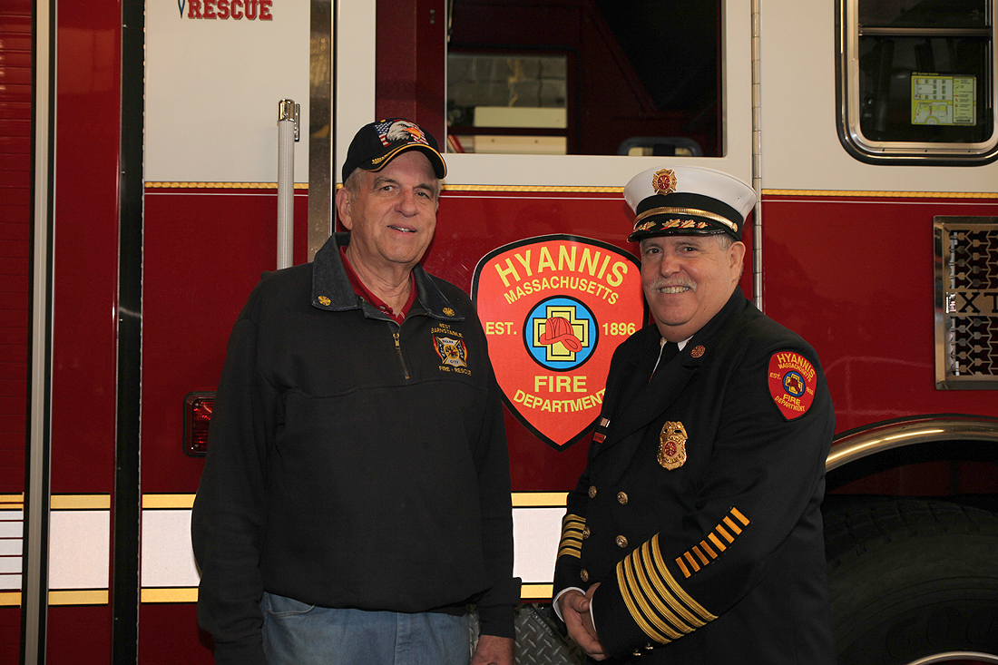 Hyannis Fire Chief Brunelle's Last Day On The Job