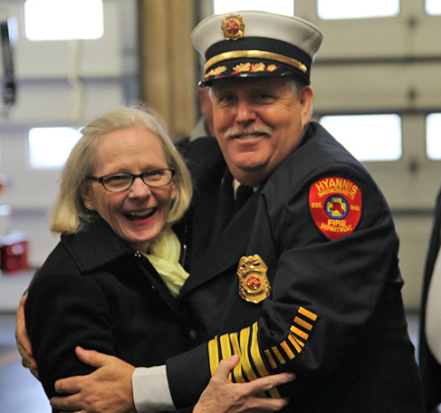 Hyannis Fire Chief Brunelle's Last Day On The Job