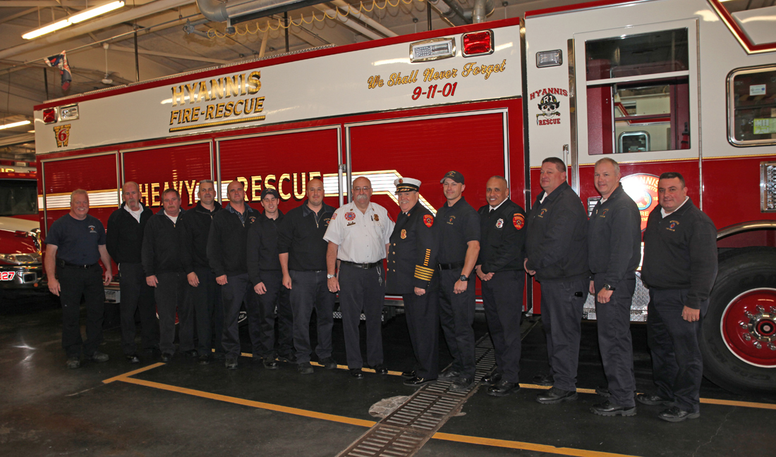Hyannis Fire Chief Brunelle's Last Day On The Job