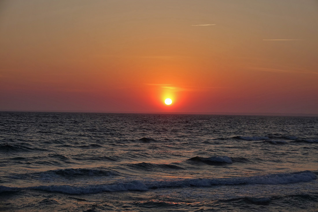 Sizzling Sunset Viewed From Chapoquoit Beach, West Falmouth!