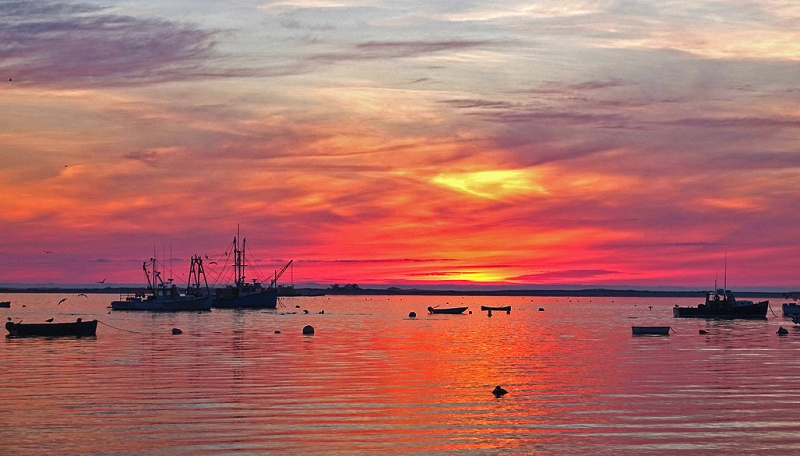 Spectacular Morning Sky At Chatham Harbor!