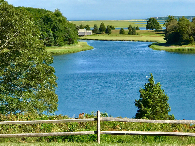 Salt Pond, Eastham, the view from the National Seashore Visitors Center