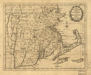 1780 Cape Cod Map, Library of Congress