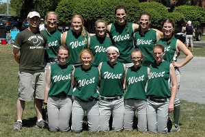 The 14-4 Sturgis West Softball team - best team finish in any sport in school history. Sean Walsh/Capecod.com Sports