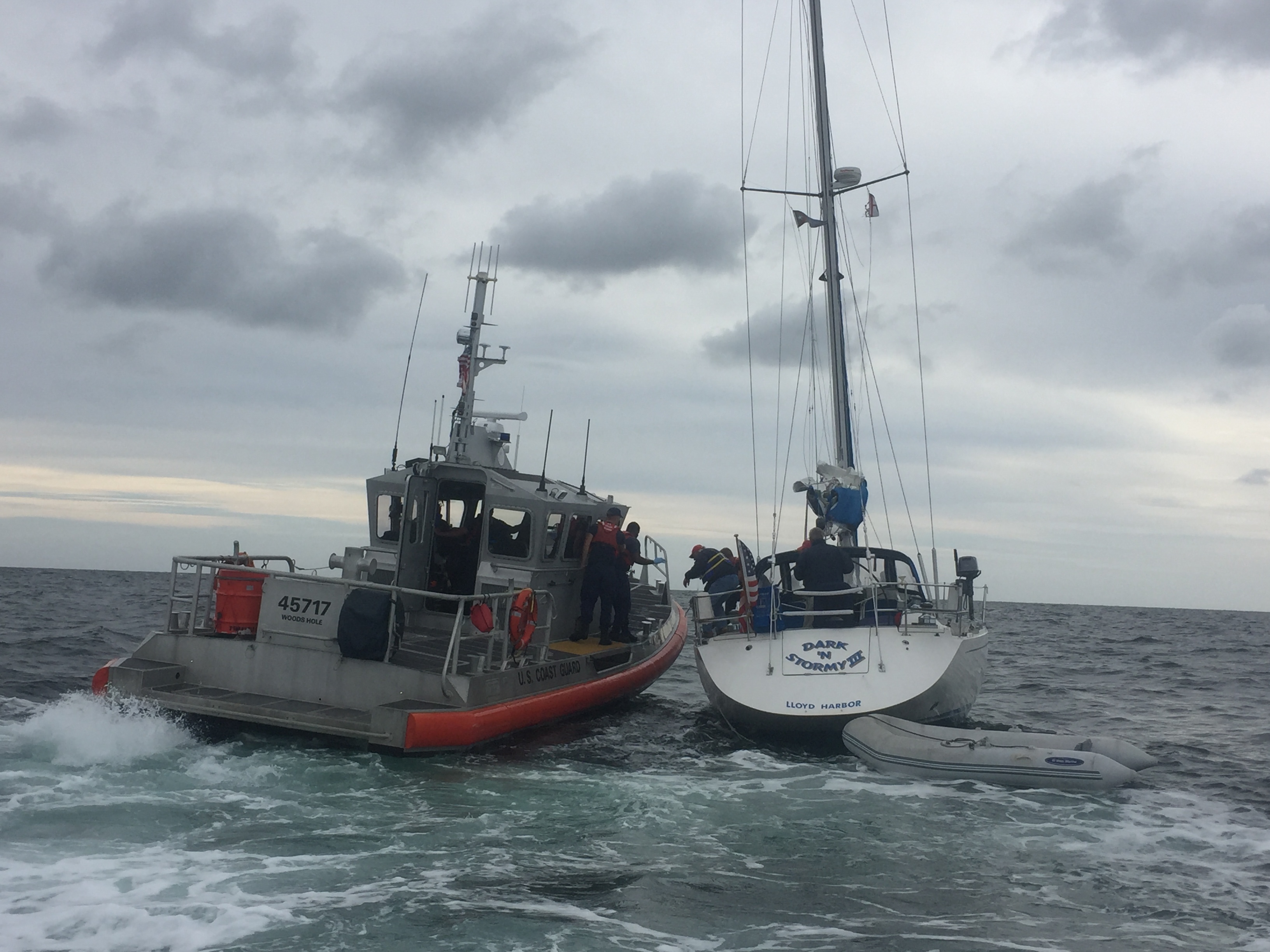 Coast Guard aids stricken mariner off Hyannis