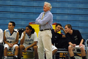 Rankings-be-darned, Sandwich Blue Knights boys basketball head coach Dennis Green says his boys are focused on one thing only: the next opponent. Sean Walsh/capecod.com sports