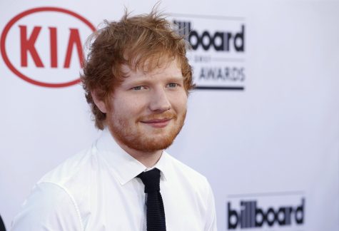 FILE - In this May 17, 2015, file photo, Ed Sheeran arrives at the Billboard Music Awards at the MGM Grand Garden Arena in Las Vegas. Sheeran is facing a lawsuit alleging he used another song as the basis for his international hit "Photograph" filed Wednesday, June 8, 2016, in Los Angeles by Martin Harrington and Tom Leonard, composers of the song "Amazing." (Photo by Eric Jamison/Invision/AP, File)