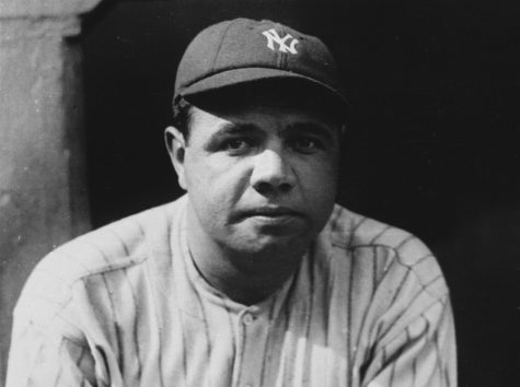 New York Yankees power batter Babe Ruth is seen in 1923.  (AP Photo)