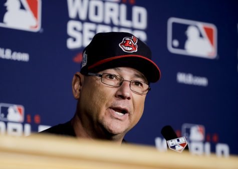Cleveland Indians manager Terry Francona talks during a news conference before Game 6 of the Major League Baseball World Series against the Chicago Cubs Tuesday, Nov. 1, 2016, in Cleveland. (AP Photo/Gene J. Puskar)