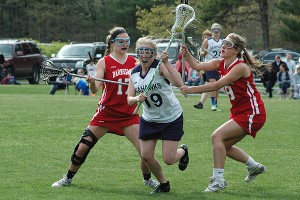 Cape Cod Academy's Becca White noched four goals and had one assist in the Seahawks' 12-6 win over Barnstable Friday afternoon. Sean Walsh/Capecod.com Sports
