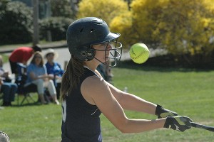 Nantucket's Brooke Holdgate went 4-4 in the Whalers' 10-5 upset over the Lady Lions in Hyannis Thursday afternoon. Sean Walsh/Capecod.com Sports Photos