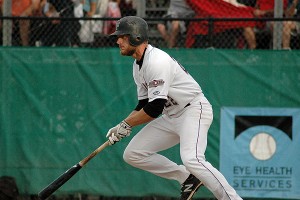 Falmouth's Heath Quinn (Samford) belted two homers last night but it was not enough to salvage a playoff bid for the Commodores. Sean Walsh/Capecod.com Sports