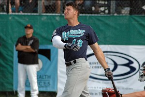 Brewster's Nick Senzel (Tennessee) in the HR Contest at the 2015 Friendly's Cape League All-Star Game in July. Sean Walsh/Capecod.com Sports Photos