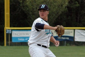 Whitecaps' lefty Anthony Arias (Fresno State) went 3.1 innings but got the no decision in Brewster's win last night over Chatham on the road. Sean Walsh/Capecod.com Sports