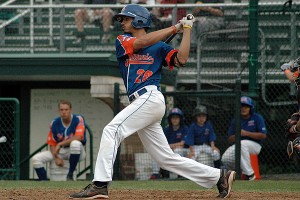 Florida State's Ben DeLuzio came through in the clutch for Hyannis last night in a 2-1 win in the ninth over Cotuit. Sean Walsh/Capecod.com Sports