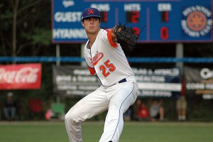 MIssissippi State's Dakota Hudson was brilliant on the mound for the Hyannis Harbor Hawks. Sean Walsh/Capecod.com Sports