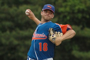 Hyannis Harbor Hawks righty Michael King (Boston College) got the win last night over Cotuit. Sean Walsh/Capecod.com Sports