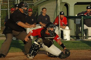Y-D Red Sox catcher Nathan Rodriguez drove in a run in last night's 2-0 win at Red Wilson Field. Sean Walsh/Capecod.com Sports