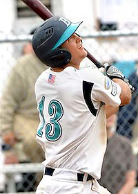 Nick Senzel, Brewster Whitecaps Coca Cola Player of the Week CCBL Photo/Sportspix