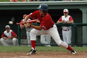 Stanford's Tommy Edman of the Cape League champion Y-D Red Sox. Sean Walsh/Capecod.com Sports