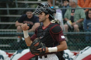Cotuit Kettllers catcher Wil Haynie hammered a two-run home run to win the game at Whitehouse Field Tuesday night. Sean Walsh/Capecod.com Sports