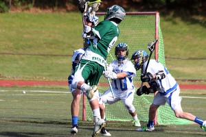 D-Y's Ian Crosby winds up to take a shot against Scituate Saturday afternoon. Phil Garceau/Capecod.com Sports