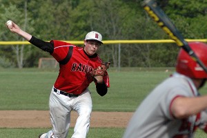 Barnstable junior righty Eric Holzman notched his 4th win of the season against Brockton yesterday. Sean Walsh/Capecod.com Sports