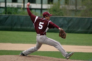 Falmouth senior Nick Perito gave a solid performance but took the loss vs, Sandwich. Sean Walsh/Capecod.com Sports