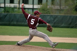 Falmouth's Nick Perito turned in a complete-game win for the Clippers over Dennis-Yarmouth at Fuller Field. Sean Walsh/Capecod.com Sports
