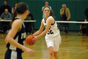 Falmouth High senoior co-captain Alexa Johnson is just one of two dozen all-stars who will playing Sunday in the 30th Annual Cape & Islands Basketball All-Star Game. Sean Walsh/Capecod.com Sports
