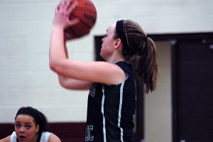 Now that she's hit the vaunted 1,000-career point milestone, Sturgis East senior co-captain Meaghan Fitzgerald can focus on helping her team get to the postseason. Sean Walsh/Capecod.com sports