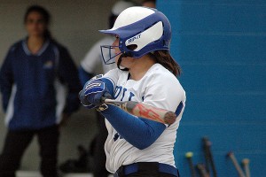 St. John Paul II's Hadley Tate belted her 11th homer of the season in a comeback win over Monomoy Monday. Sean Walsh/Capecod.com Sports