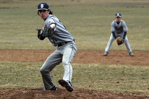 Sturgis East righty junior Jared Joy notched his first win of the season as The Storm opened its 2015 campaign with a comeback win over rival Sturgis West. Sean Walsh/Capecod.com Sports Photos