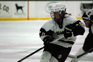 Falmouth freshman phenom McKenzie Haberl is the Clippers' leading scorer this season and hopes to help her team advance today with a win over 16th-seeded Winchester High at the Gallo Ice Arena at 3:00 pm. Sean Walsh/Capecod.com Sports file photo