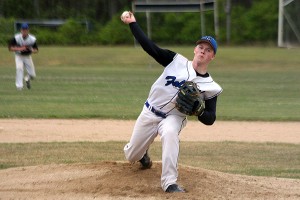 Mashpee High School's Pat Madden paced the Falcons to the school's first-ever quarterfinals victory as they beat the Cohasset Skippers, 7-5. Phil Garceau/Capecod.com Sports