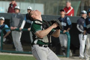 Dennis-Yarmouth catcher Mike Dunn played brilliantly and hammered a pair of doubles in the Dolphins' 4-3 win over Sandwich Wednesday at Merrill "Red" Wilson Field. Sean Walsh/Capecod.com Sports Photos