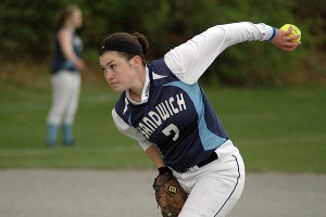 Sandwich High School southpaw Rahne Turley struck out eight batters but took a tough 8-5 loss against Falmouth Wednesday. Sean Walsh/Capecod.com Sports