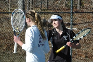 Samantha Potter continued to pace her undefeated VIneyarders to a 5-0 win over host Bishop Feehan Monday. Sean Walsh/Capecod.com Sports