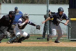 Mass. Maritime third baseman Terrence Mudie played critical defense for the Bucs in their sweep of the Westfield State Owls on the road Saturday afternoon. Sean Walsh/Capecod.com Sports Photos