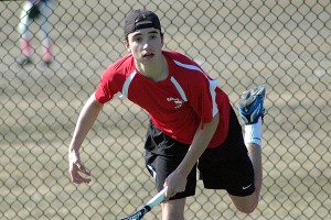 Barnstable High's Tyler Shibles continued to dominate yesterday as the Red Raiders went to 16-0 after defeating B-R on the road. Sean Walsh/Capecod.com Sports