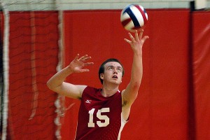 Barnstable's Scott Sawyer Jr. had 25 kills and 18 digs in the 3-2 loss to Brockton last night. Sean Walsh/Capecod.com Sports Photos