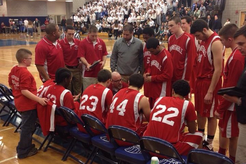Barnstable High School's boys basketball team may be the team to beat this winter with its talent-laden roster. Photo Courtesy of Chuck Kipnes