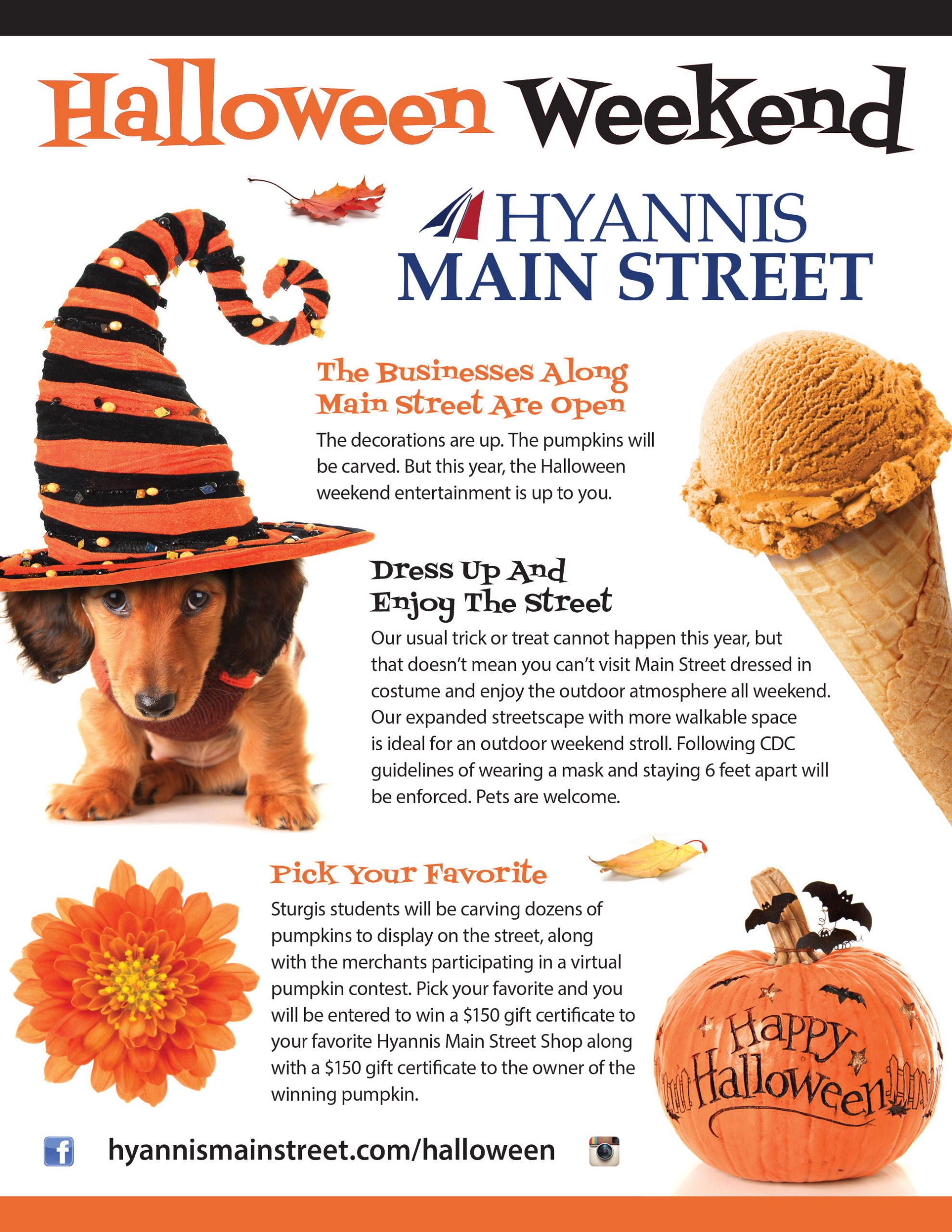 Halloween on Hyannis Main Street