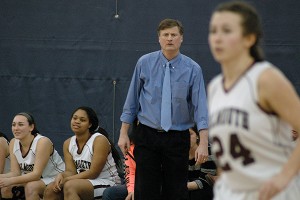 Falmouth girls' basketball head coach Bob Buscher and his Clippers are now among the state's top 20 and remain unbeaten at 3-0. Sean Walsh/capecod.com sports
