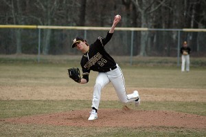 Nauset's Chris Holcomb picked up the win versus Falmouth Friday night at Eldredge Park.